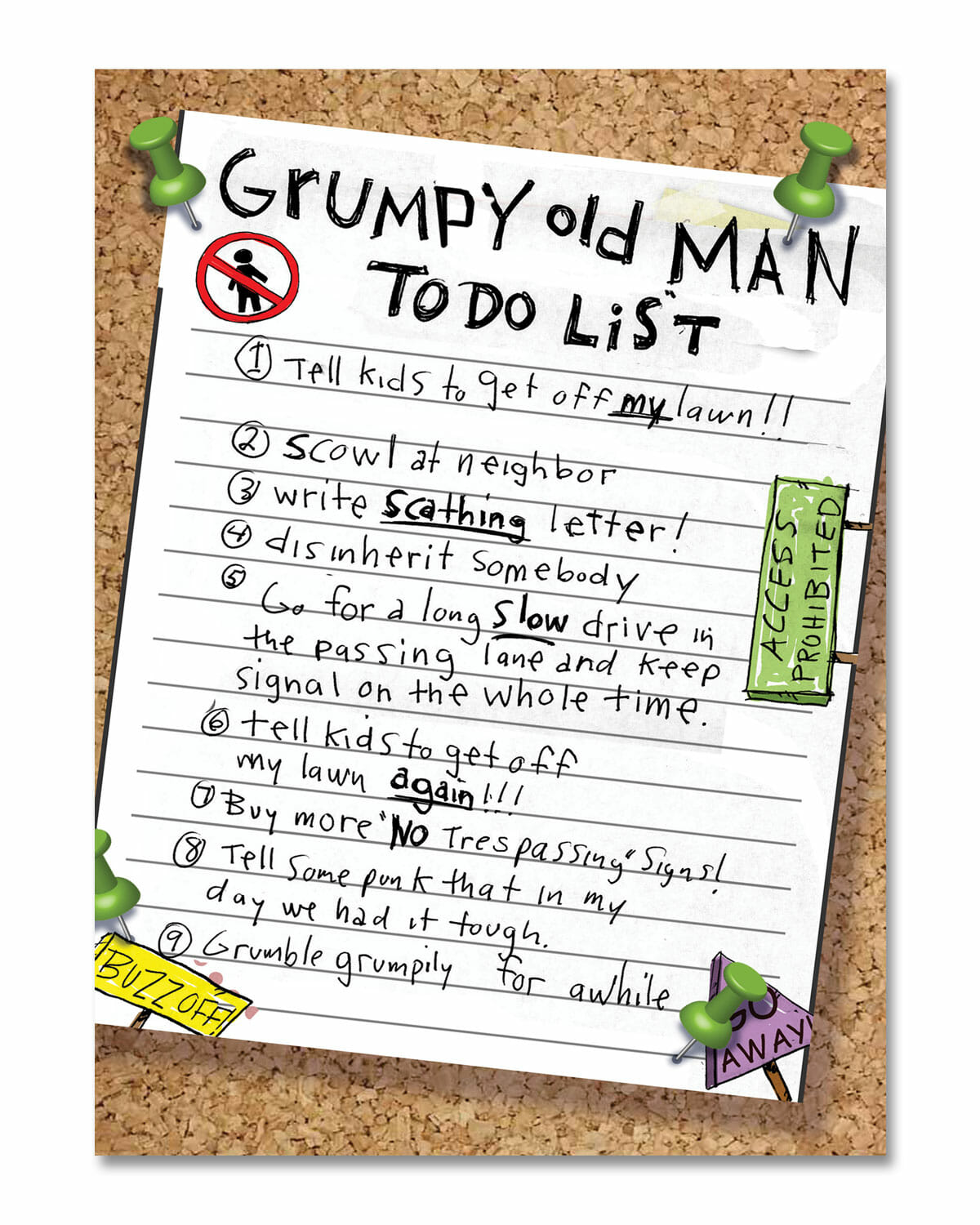 Grumpy Old Man To Do List