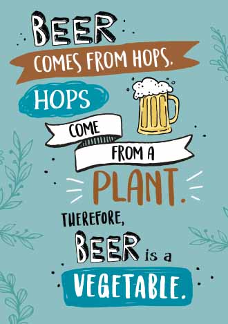 Beer Comes From Hops